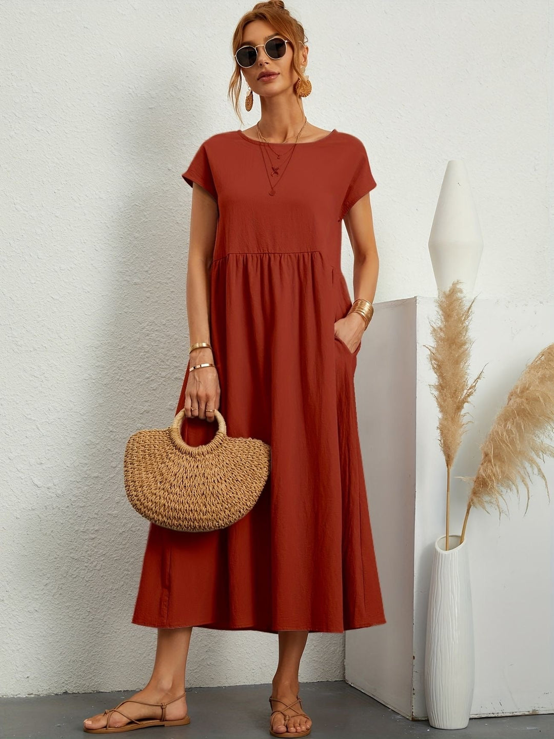 Caroline™ - Elegantes Casual-Kleid