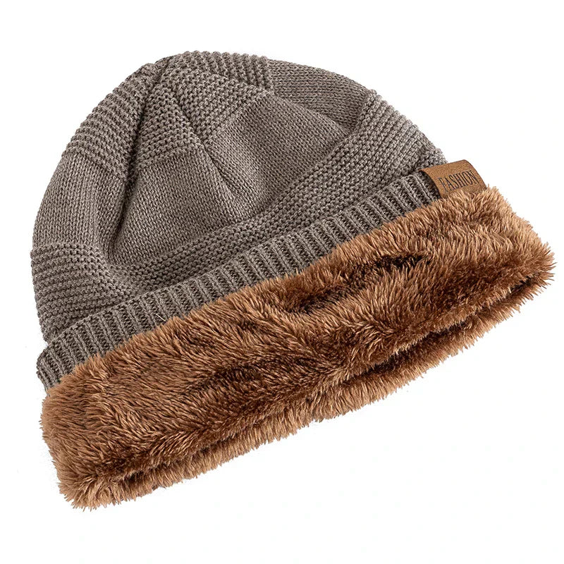 Warme Wintermütze mit Fleecefutter Luna