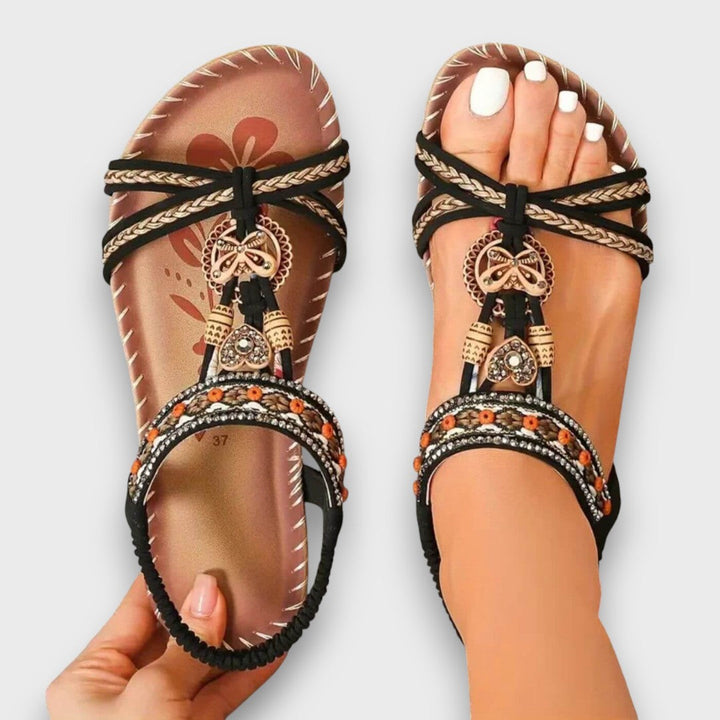 Arlena | Bohemian Sandalen mit orthopädischer Unterstützung