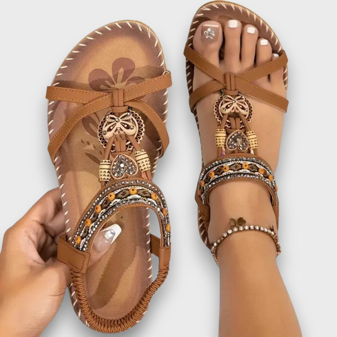 Arlena | Bohemian Sandalen mit orthopädischer Unterstützung