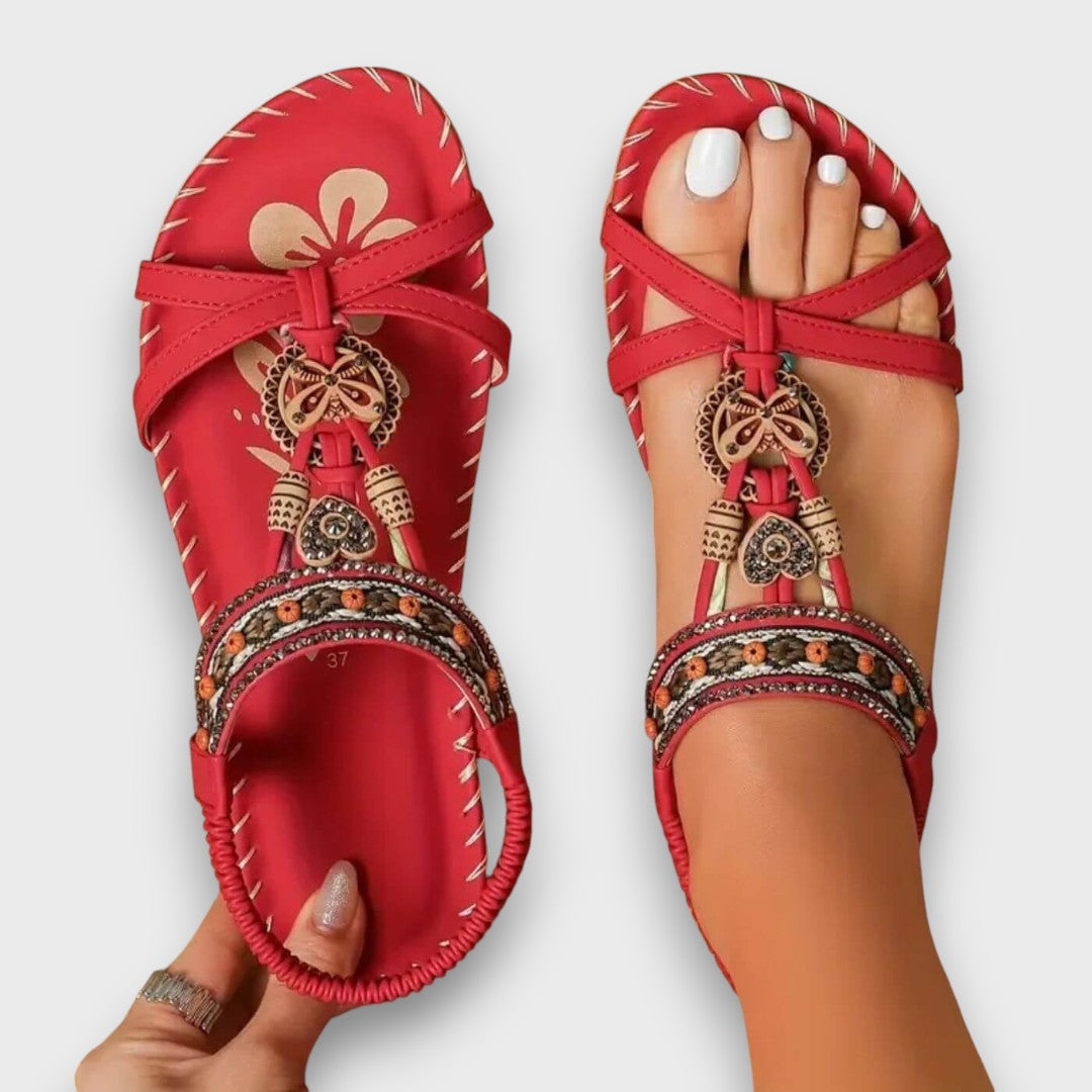 Arlena | Bohemian Sandalen mit orthopädischer Unterstützung