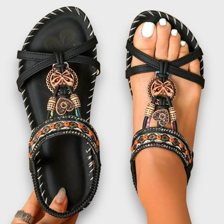 Arlena | Bohemian Sandalen mit orthopädischer Unterstützung