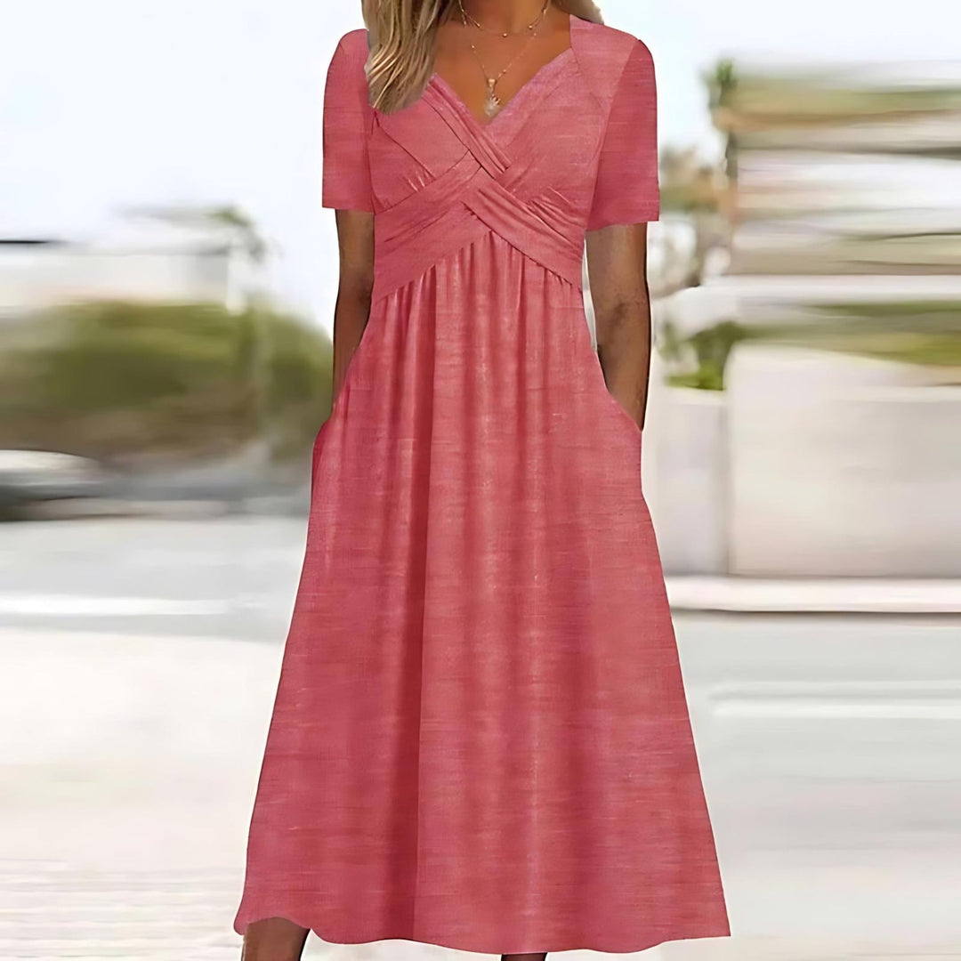 Vicky™ - Legeres Eleganz Midi-Kleid