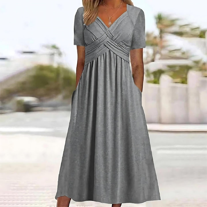 Sacha - Lässige Eleganz Midi-Kleid