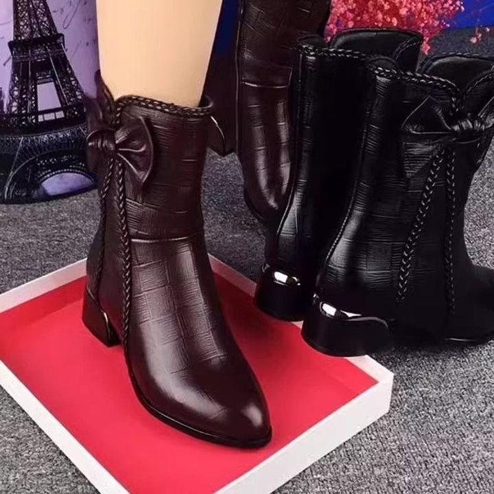 Damen Stiefeletten mit spitzem Zehen