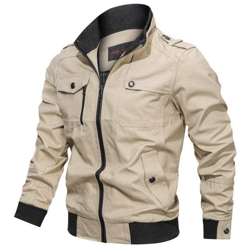 Herren Langarm-Jacke mit Taschen