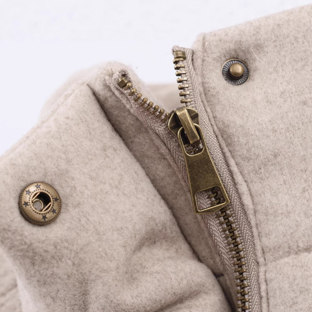 Giacca da mezza stagione da donna a maniche lunghe con bottoni e tasche
