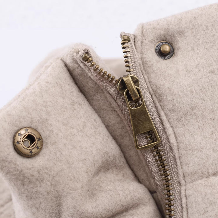 Giacca da mezza stagione da donna a maniche lunghe con bottoni e tasche