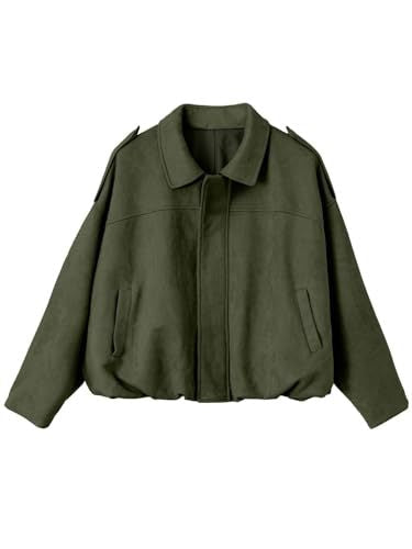 Damen Oversized Jacke mit praktischen Taschen