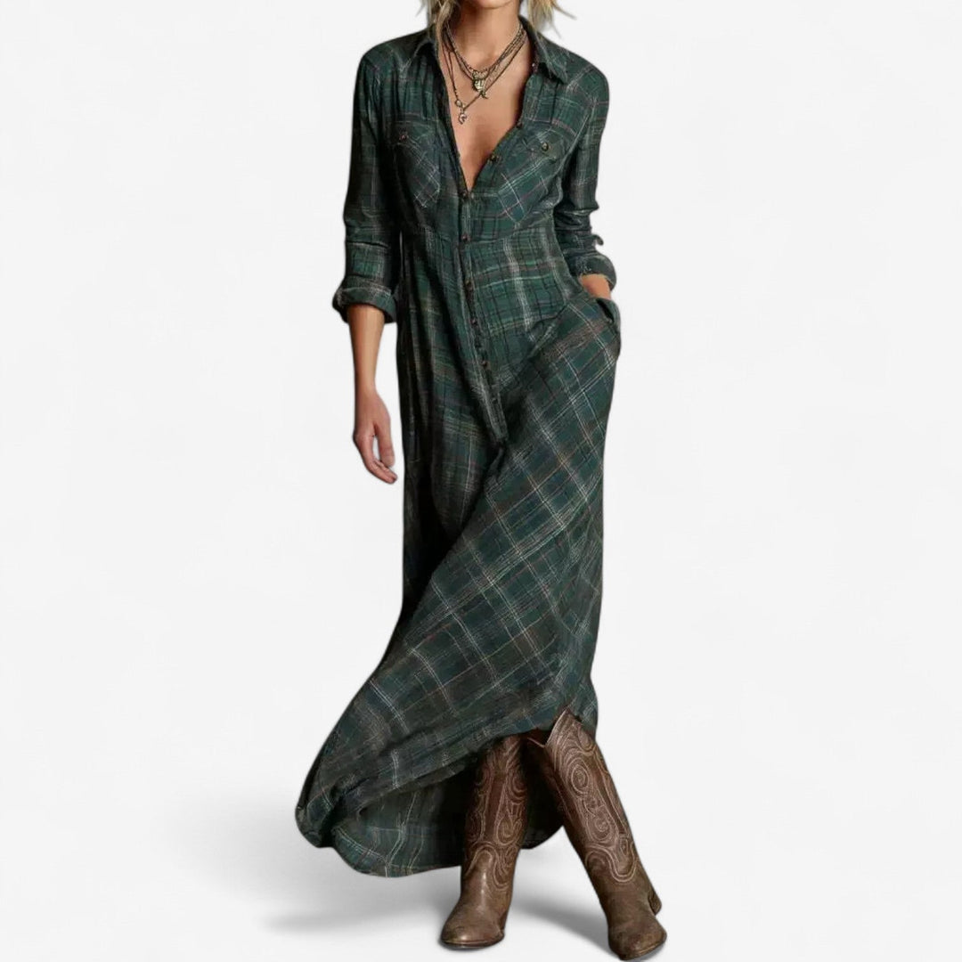Cécile™ Maxi Chemise Zeitlos