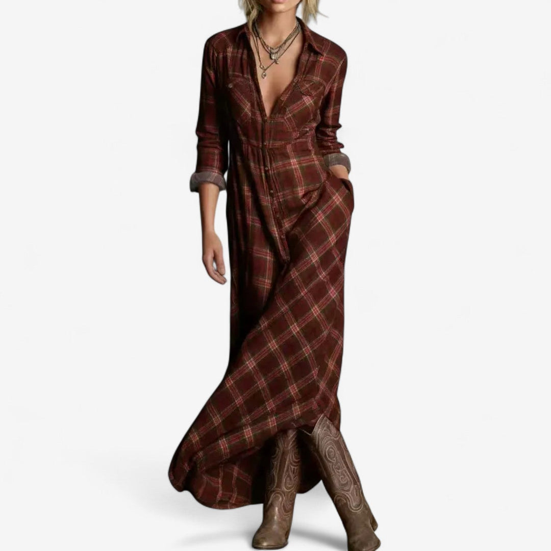 Cécile™ Maxi Chemise Zeitlos