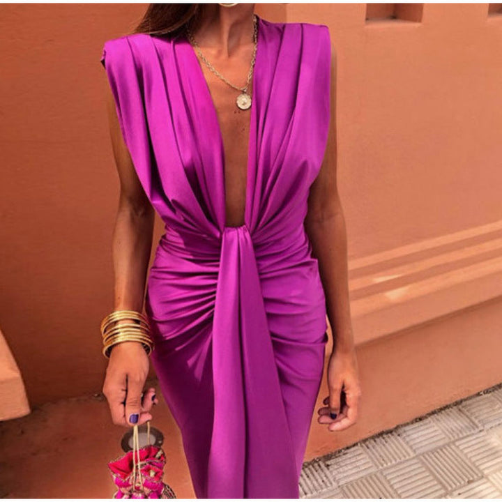 Isabella | Abendkleid mit tiefem Ausschnitt