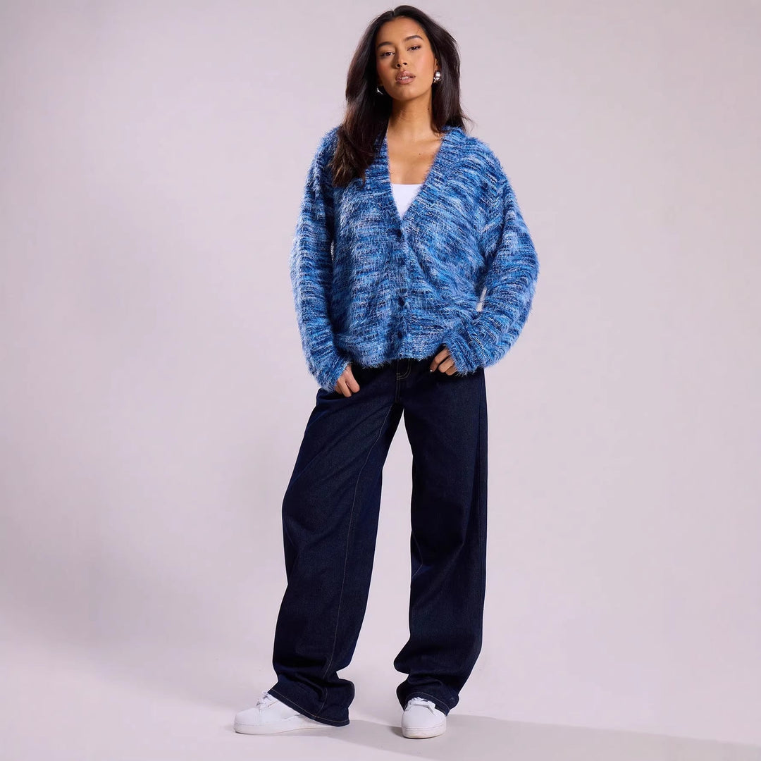 Damen Oversized Langarmpullover