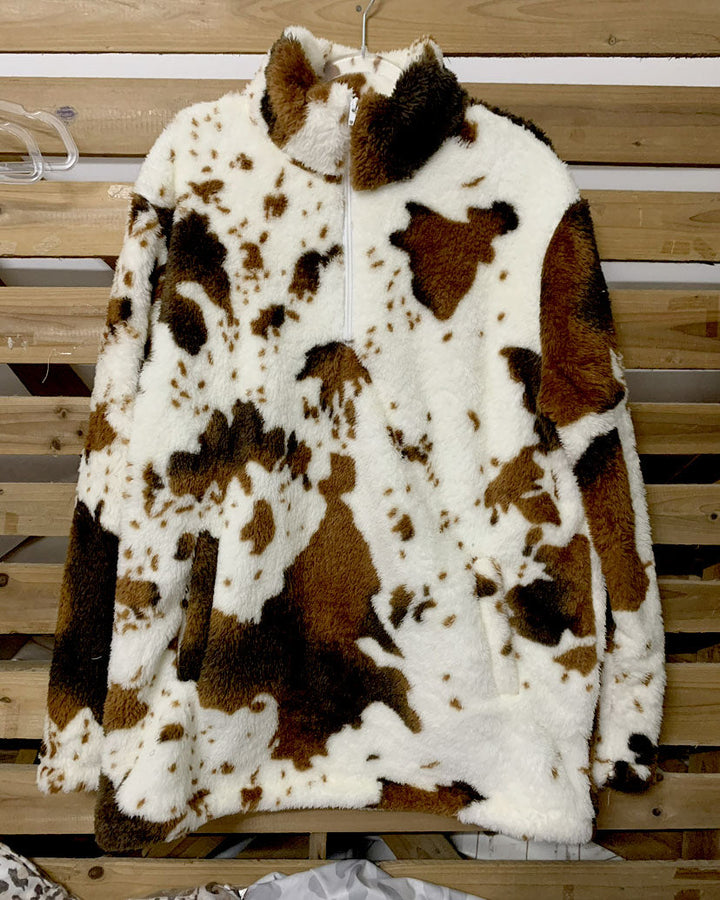 Damen Pullover mit Reißverschluss und langen Ärmeln