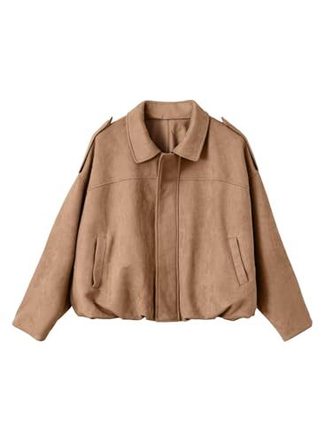 Damen Oversized Jacke mit praktischen Taschen