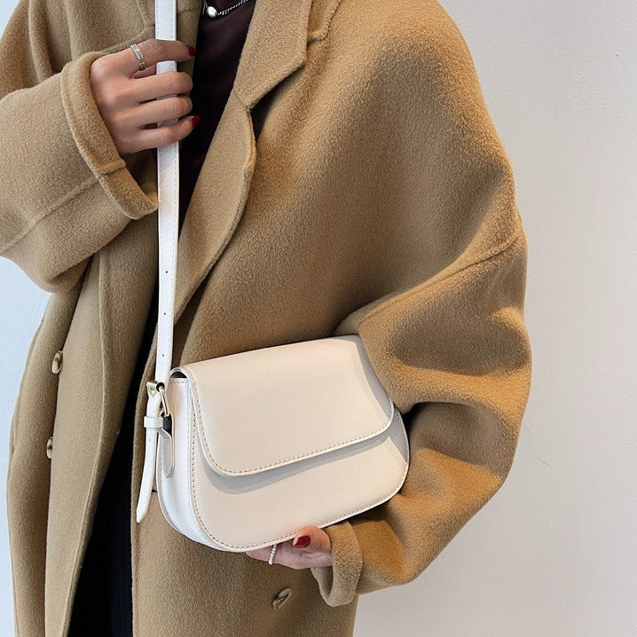 Eldborg | Elegante Schultertasche in gedämpftem Nude-Ton