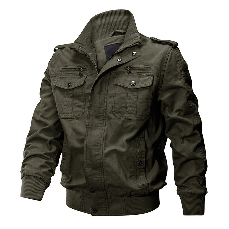 Herren Langarm-Jacke mit Taschen