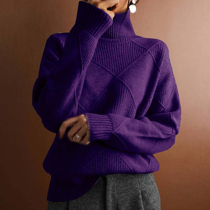 Charlotte – Schicker High-Neck Pullover
