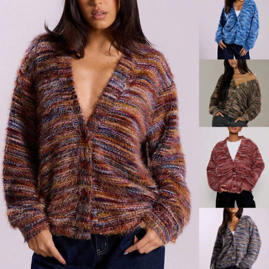 Damen Oversized Langarmpullover