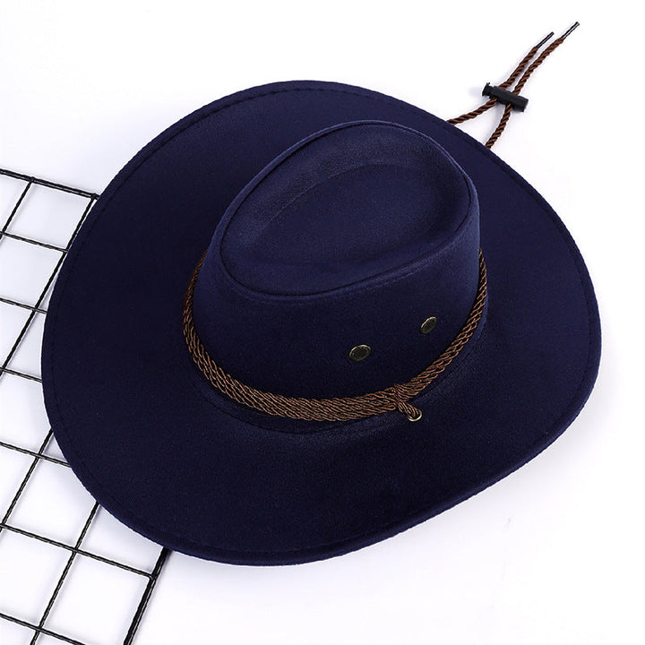 Damen Cowboyhut mit Kordelzug für Outdoor-Aktivitäten