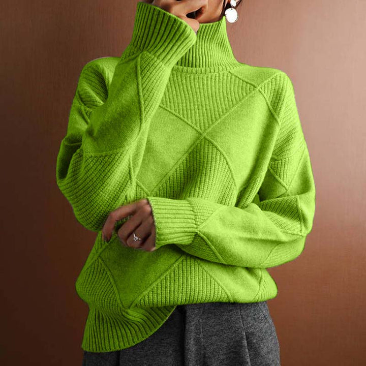 Charlotte – Schicker High-Neck Pullover