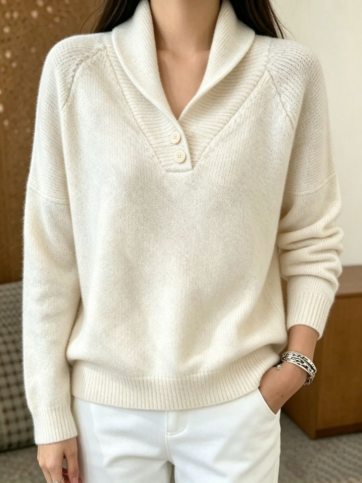 Martha | Jersey de manga larga para mujer con botones