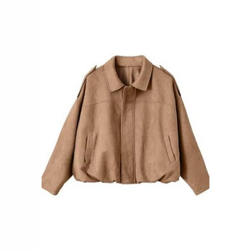 Damen Oversized Jacke mit praktischen Taschen