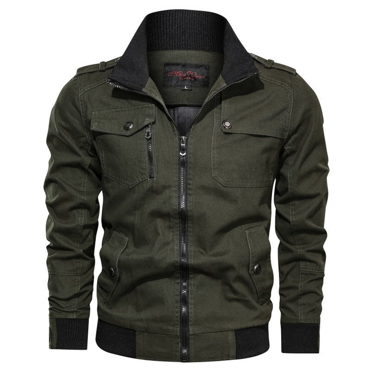 Herren Langarm-Jacke mit Taschen