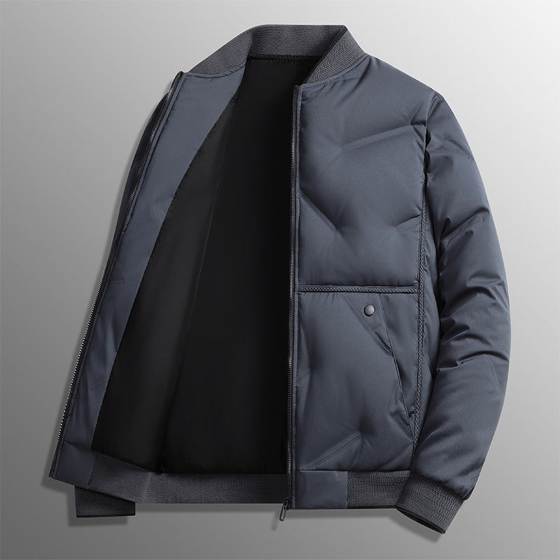 Herren Langarm Pufferjacke mit Taschen