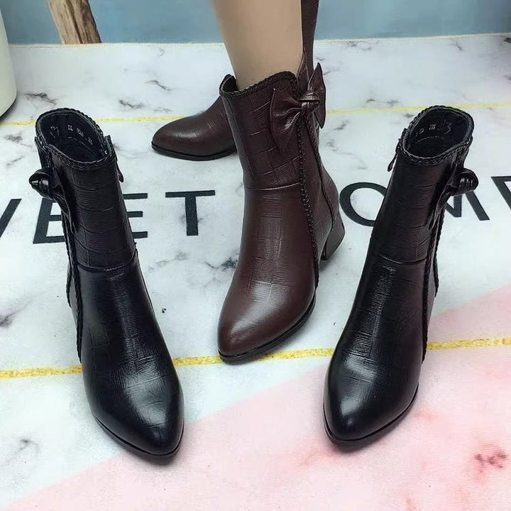 Damen Stiefeletten mit spitzem Zehen