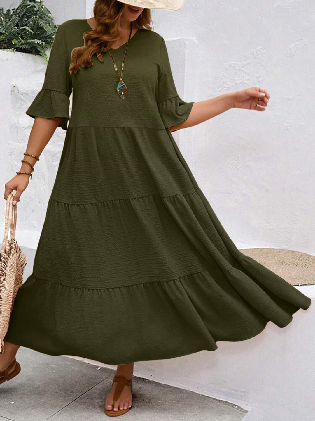 Avelisse - Anmutiges Fließendes Kleid