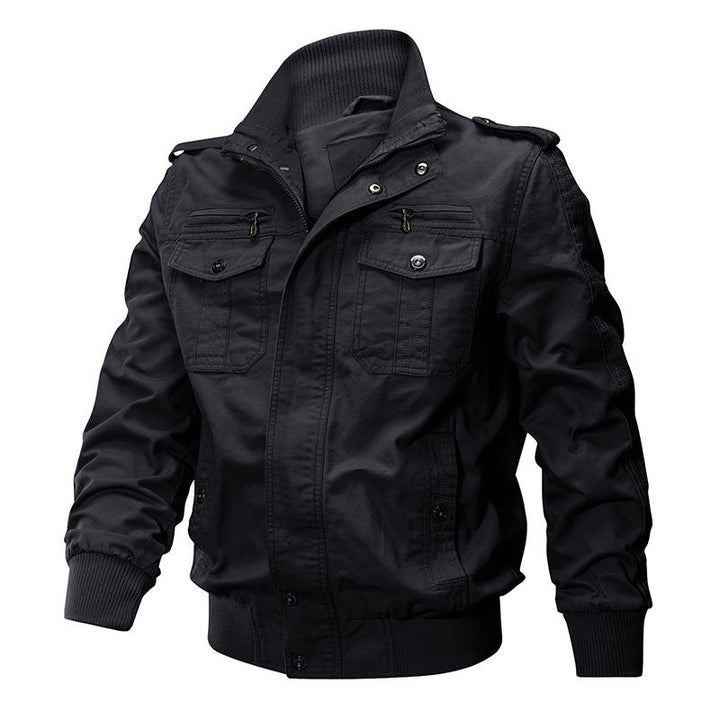 Herren Langarm-Jacke mit Taschen