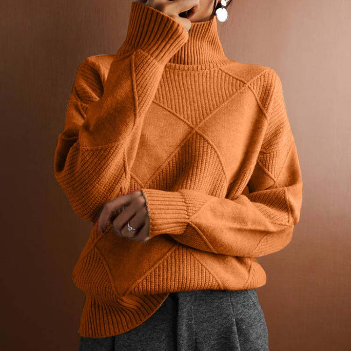 Charlotte – Schicker High-Neck Pullover