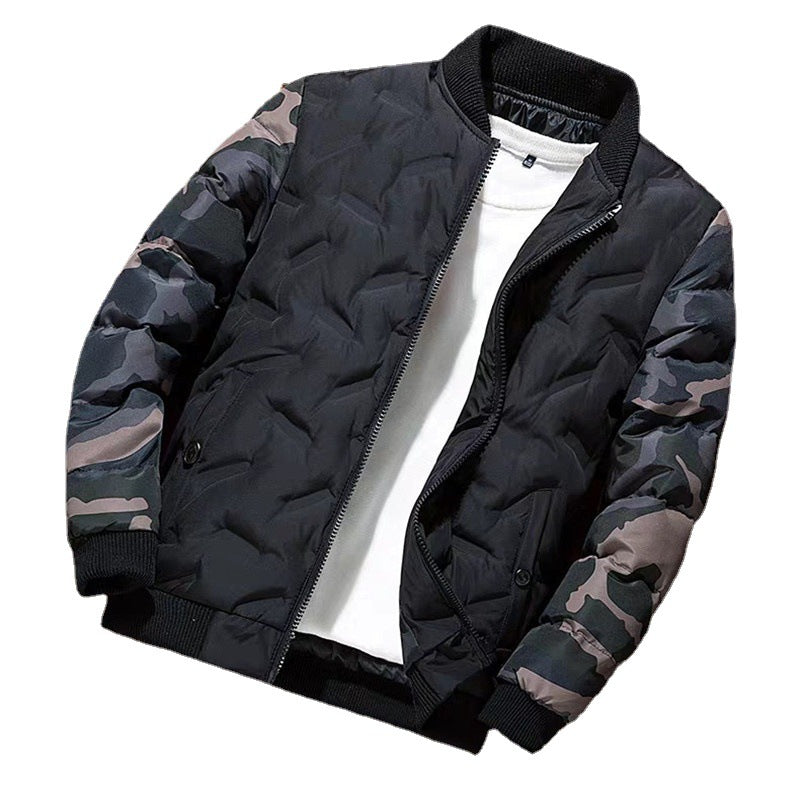 Herren Bomberjacke mit Taschen, Langarm