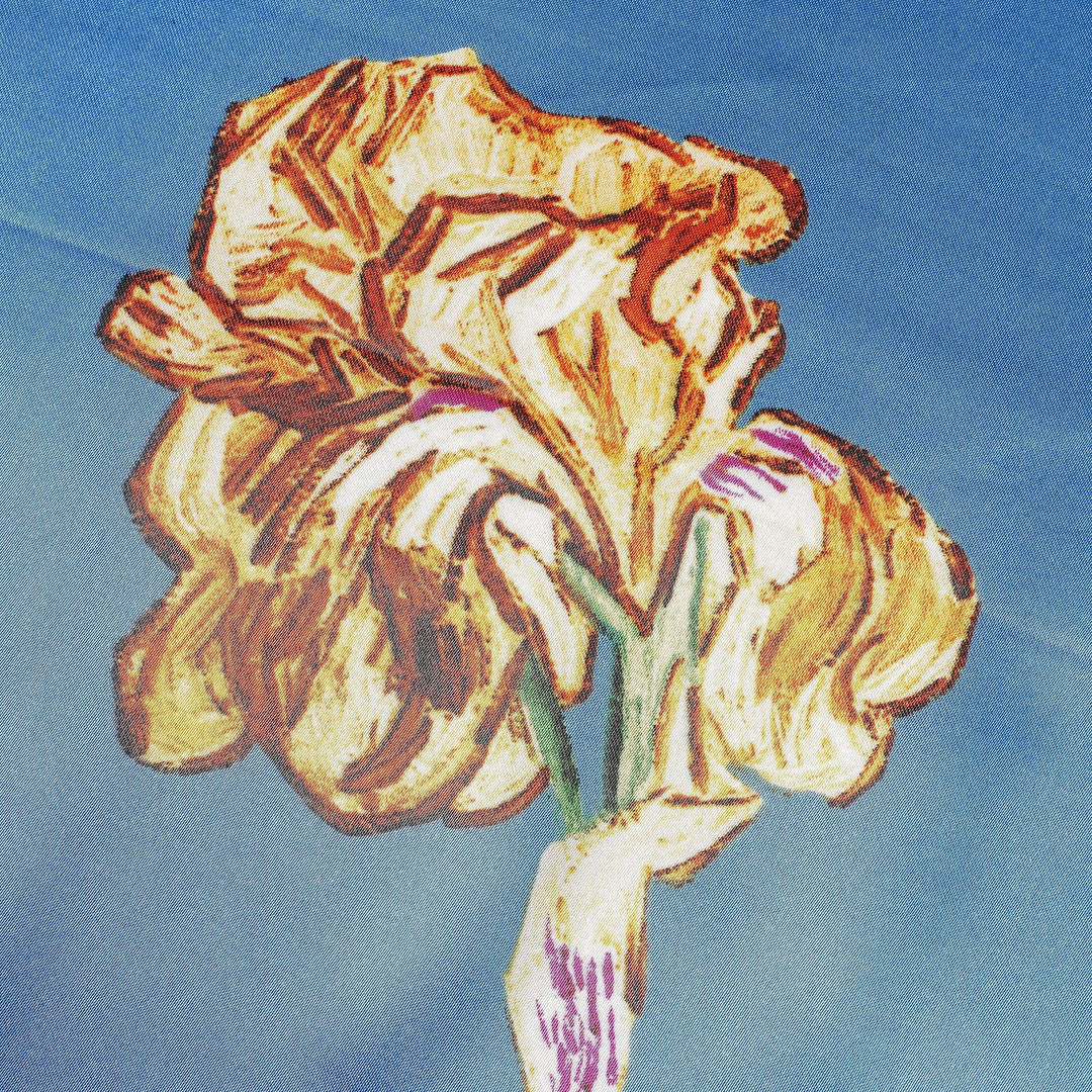 Damen Schal mit floralem Muster