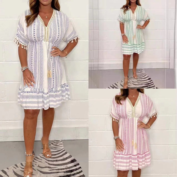 Gail™ - Vintage Bohemian Kleid