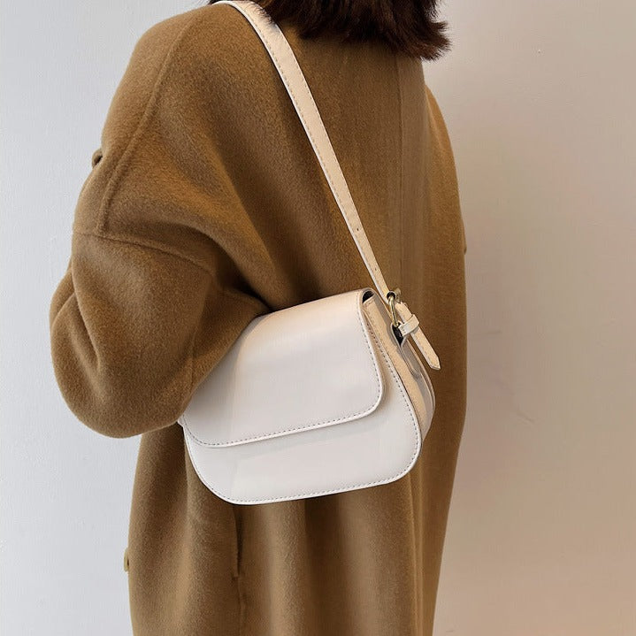 Eldborg | Elegante Schultertasche in gedämpftem Nude-Ton