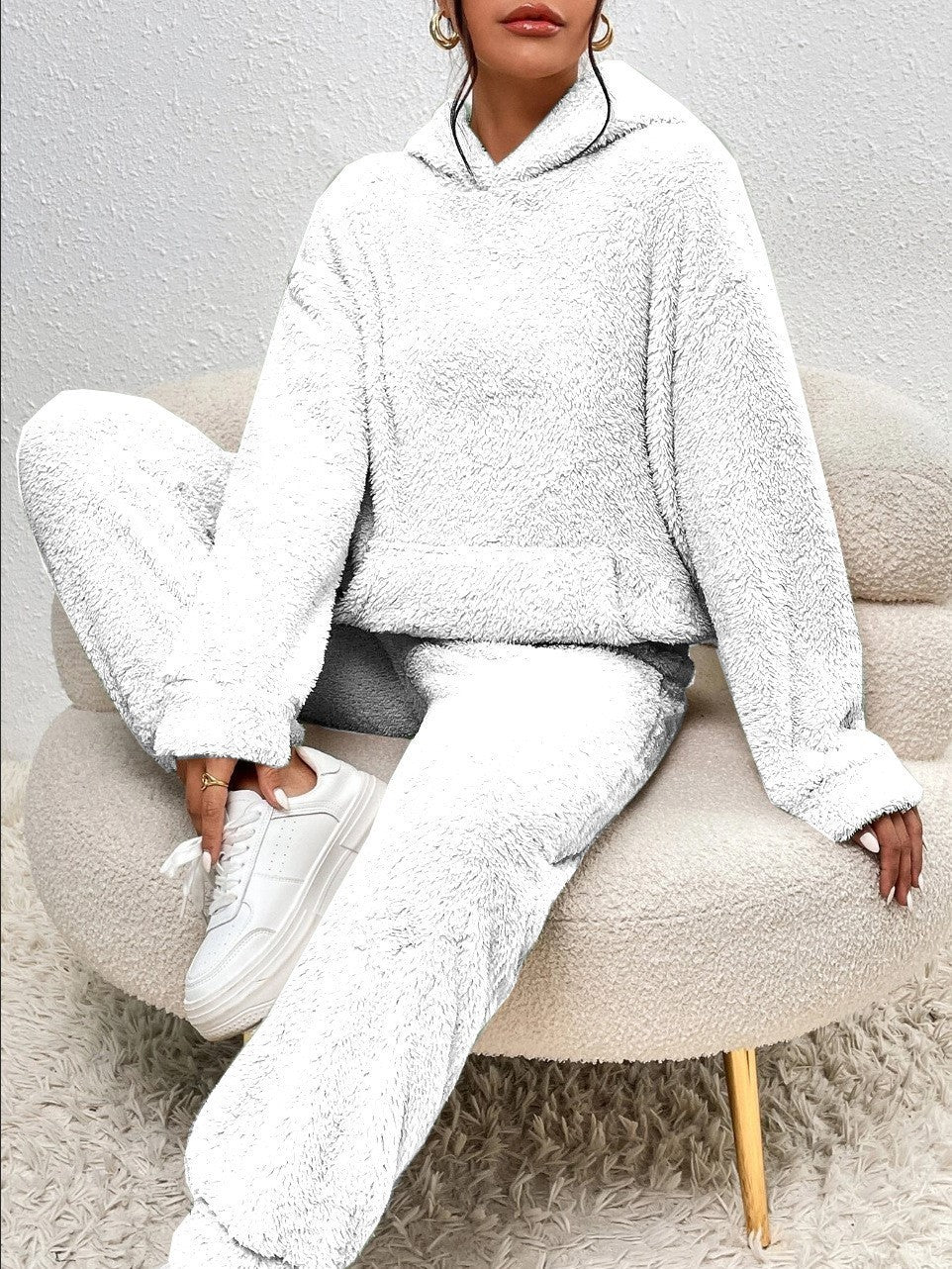 Sophia | Damen Loungeset mit übergroßem Hoodie und Jogginghose