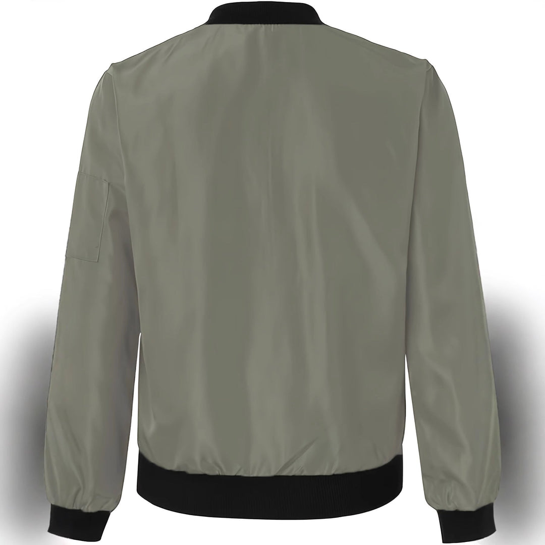 Blouson bomber pour femme avec poches pratiques et fermeture éclair