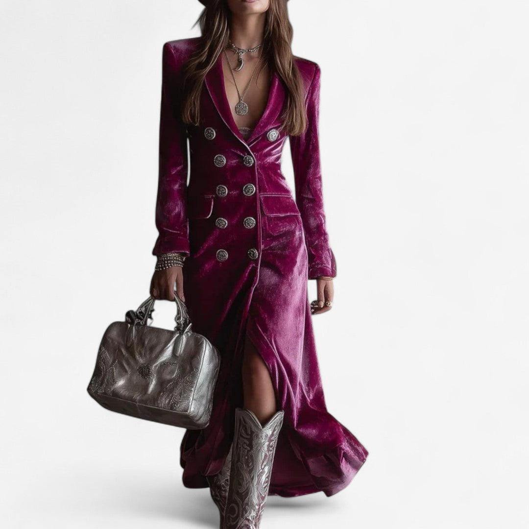 Virginie™ Wickelkleid aus Samt
