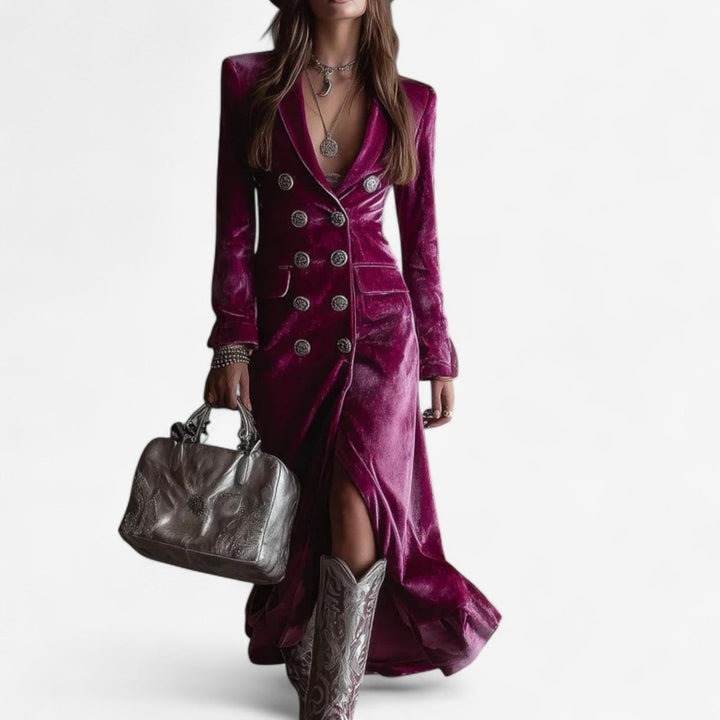 Virginie™ Wickelkleid aus Samt