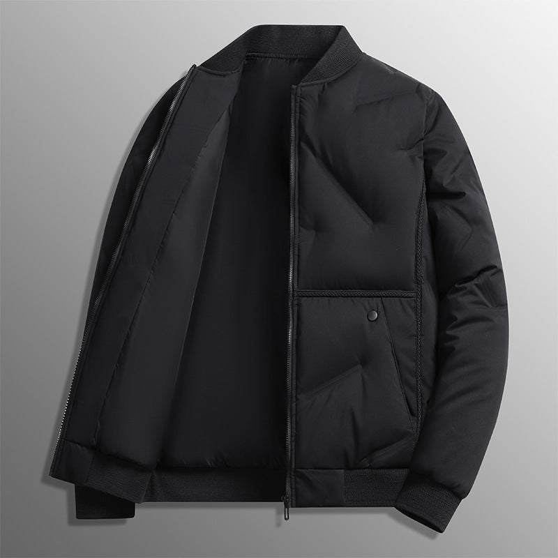 Herren Langarm Pufferjacke mit Taschen