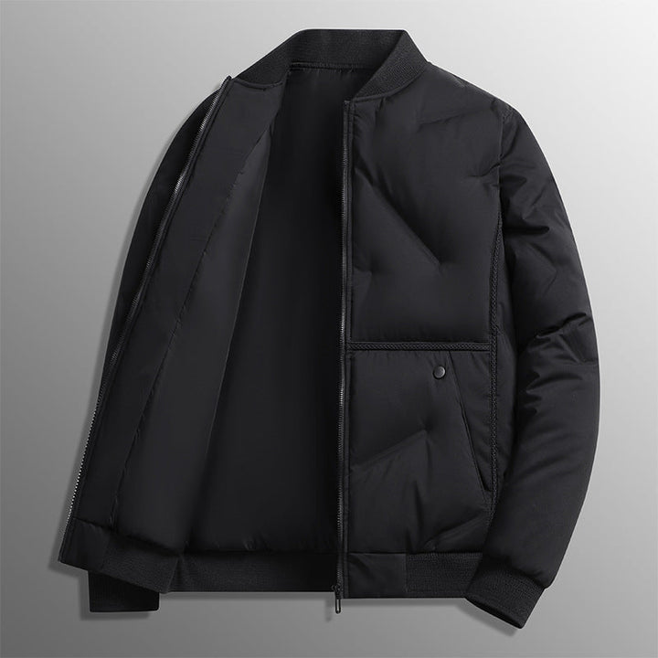 Herren Langarm Pufferjacke mit Taschen