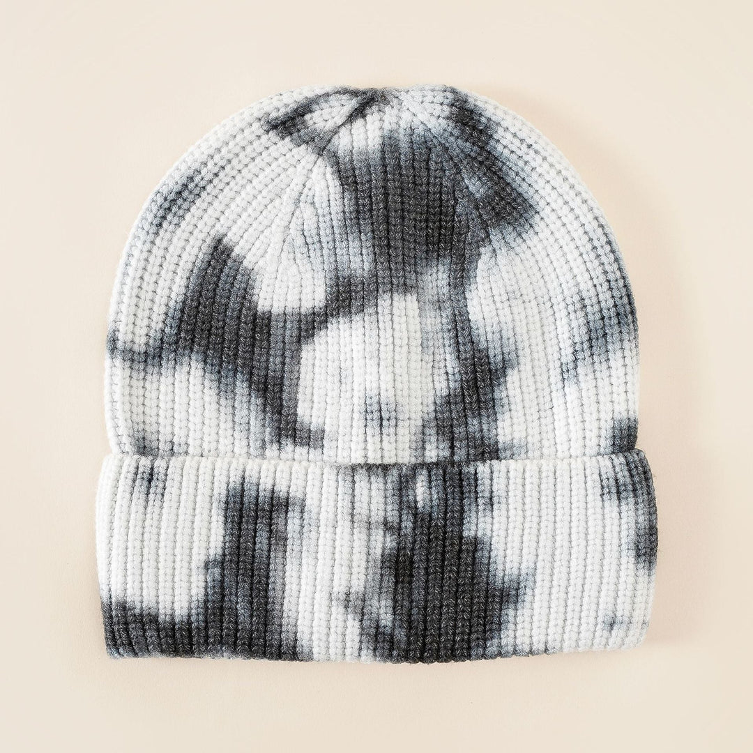 Damen Beanie-Mütze mit Batikdesign
