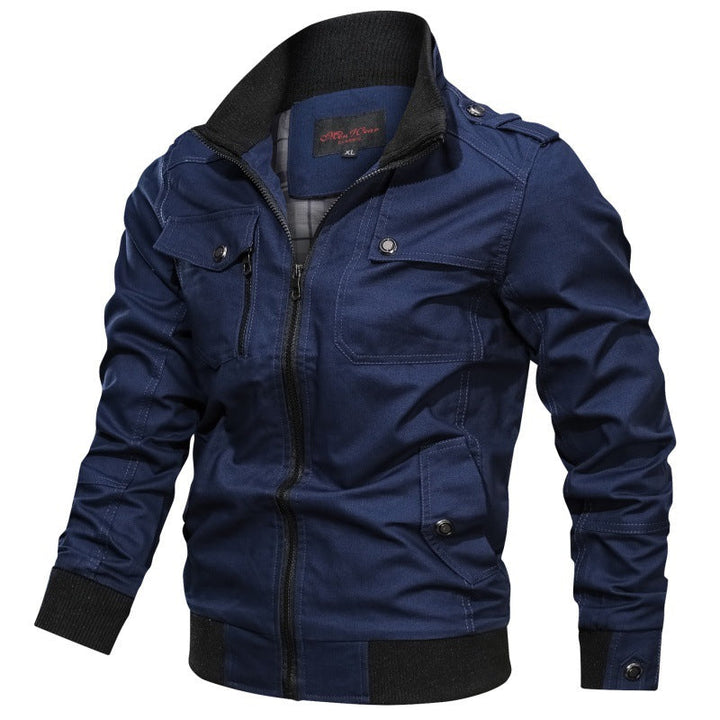 Herren Langarm-Jacke mit Taschen