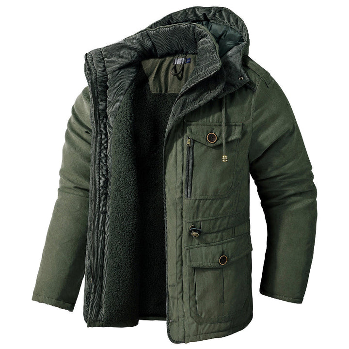 Mason | Herren Parka mit Kapuze und Taschen
