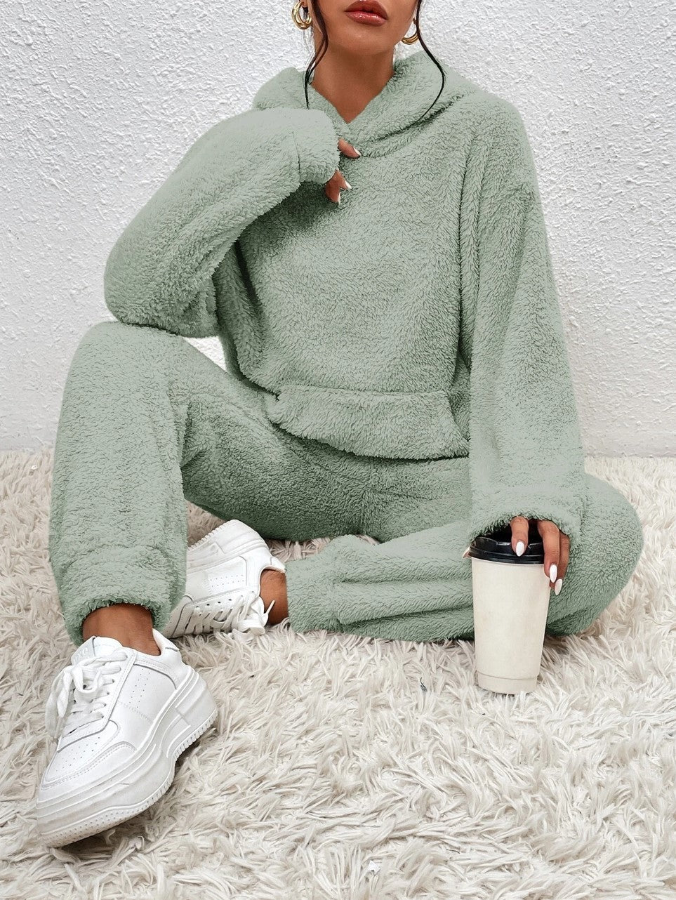 Sophia | Damen Loungeset mit übergroßem Hoodie und Jogginghose