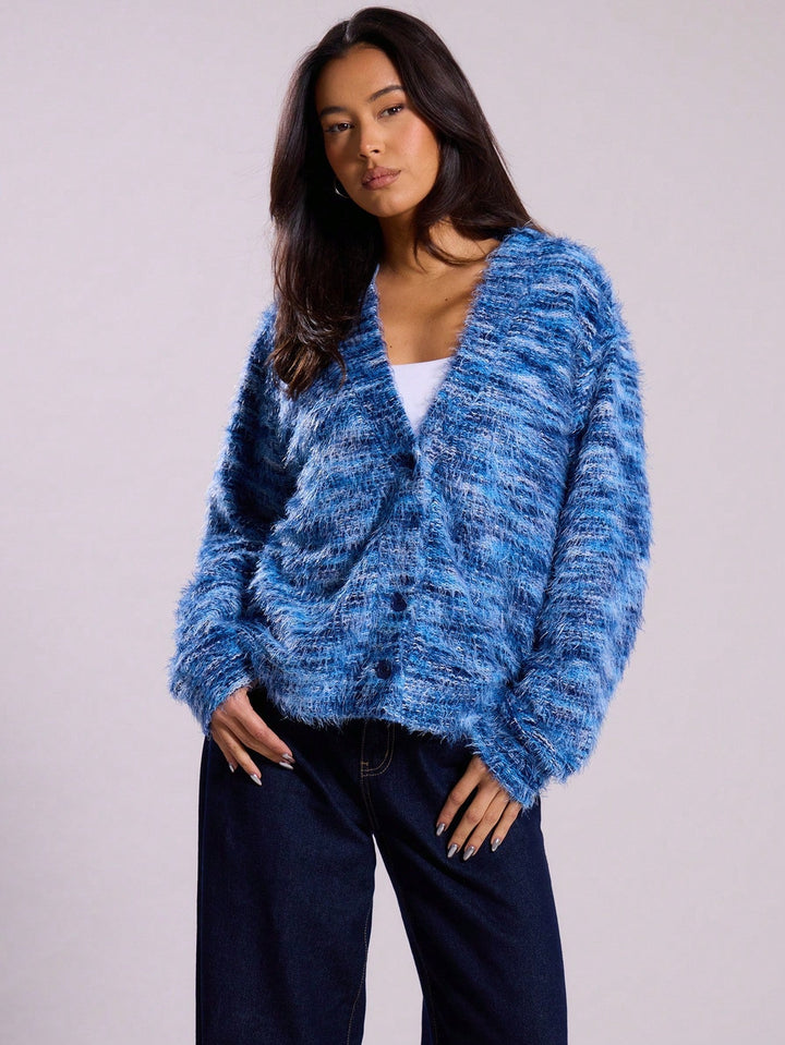 Damen Oversized Langarmpullover