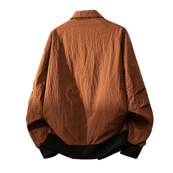 Herren Field-Bomberjacke mit Pattentaschen und Rippbündchen