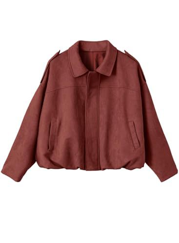 Damen Oversized Jacke mit praktischen Taschen